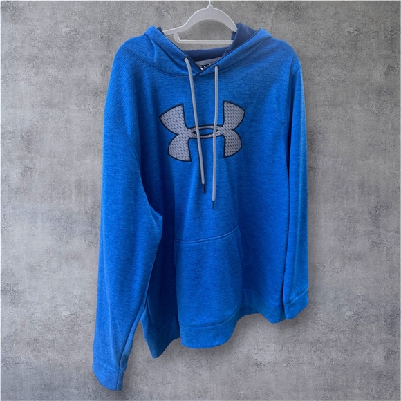 Under Armour Men's Vibrant Blue Hoodie - Picture 1 of 3